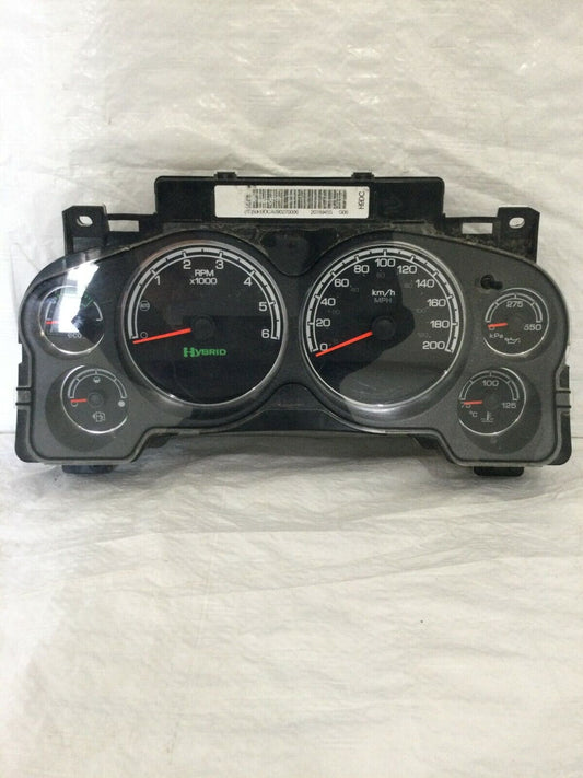 2009 Chevrolet Silverado 1500 Hybrid Speedometer Cluster KPH OEM