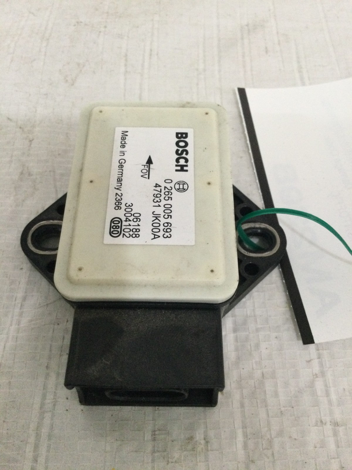 2007-2008 Infiniti G35 3.5L Yaw Rate Sensor OEM 0265005693