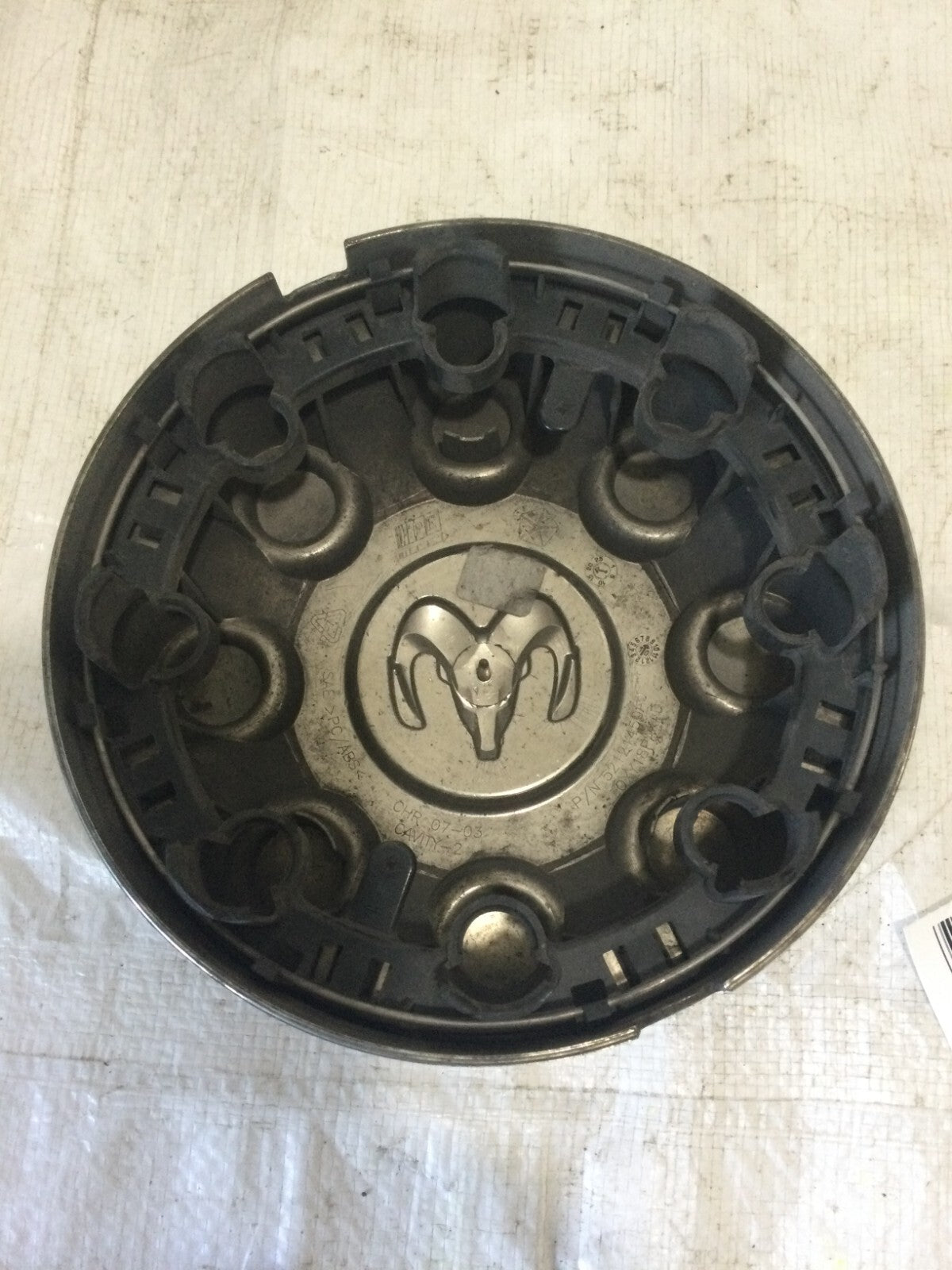 OEM Chrome 8 Lug Dodge Ram 1500 2500 3500 Wheel Center Cap 17" 52121450AD Hubcap