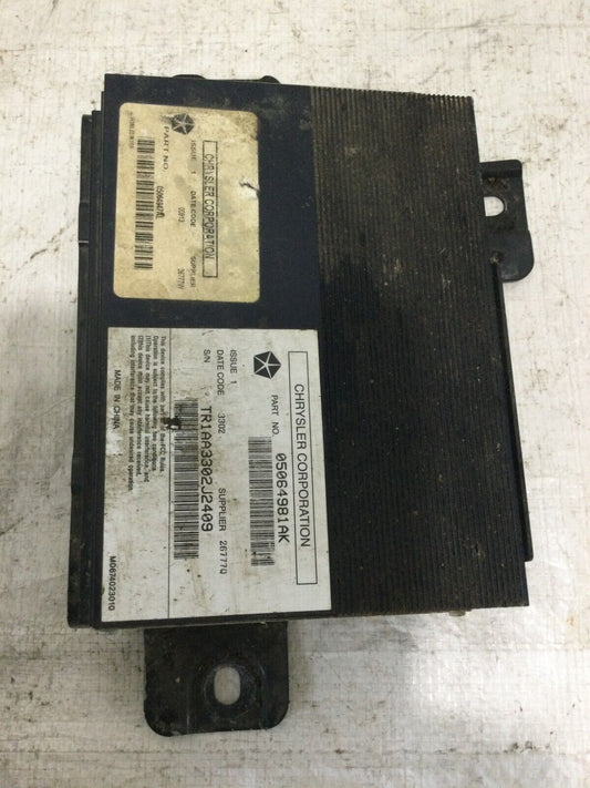 2013 Dodge Journey Radio Audio System Amplifier 05064981AK OEM