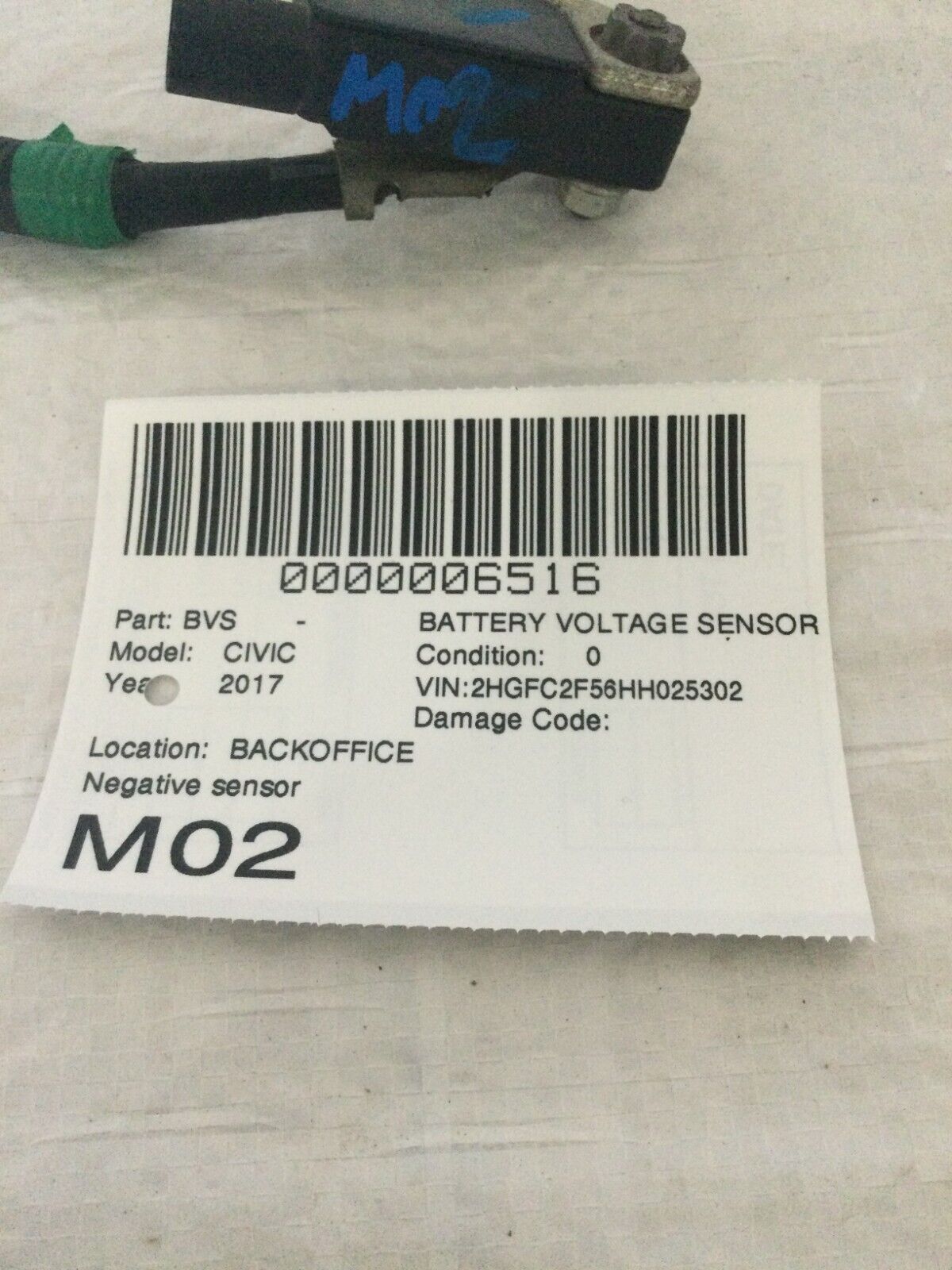 2017 Honda Civic Negative Battery Cable Sensor OEM
