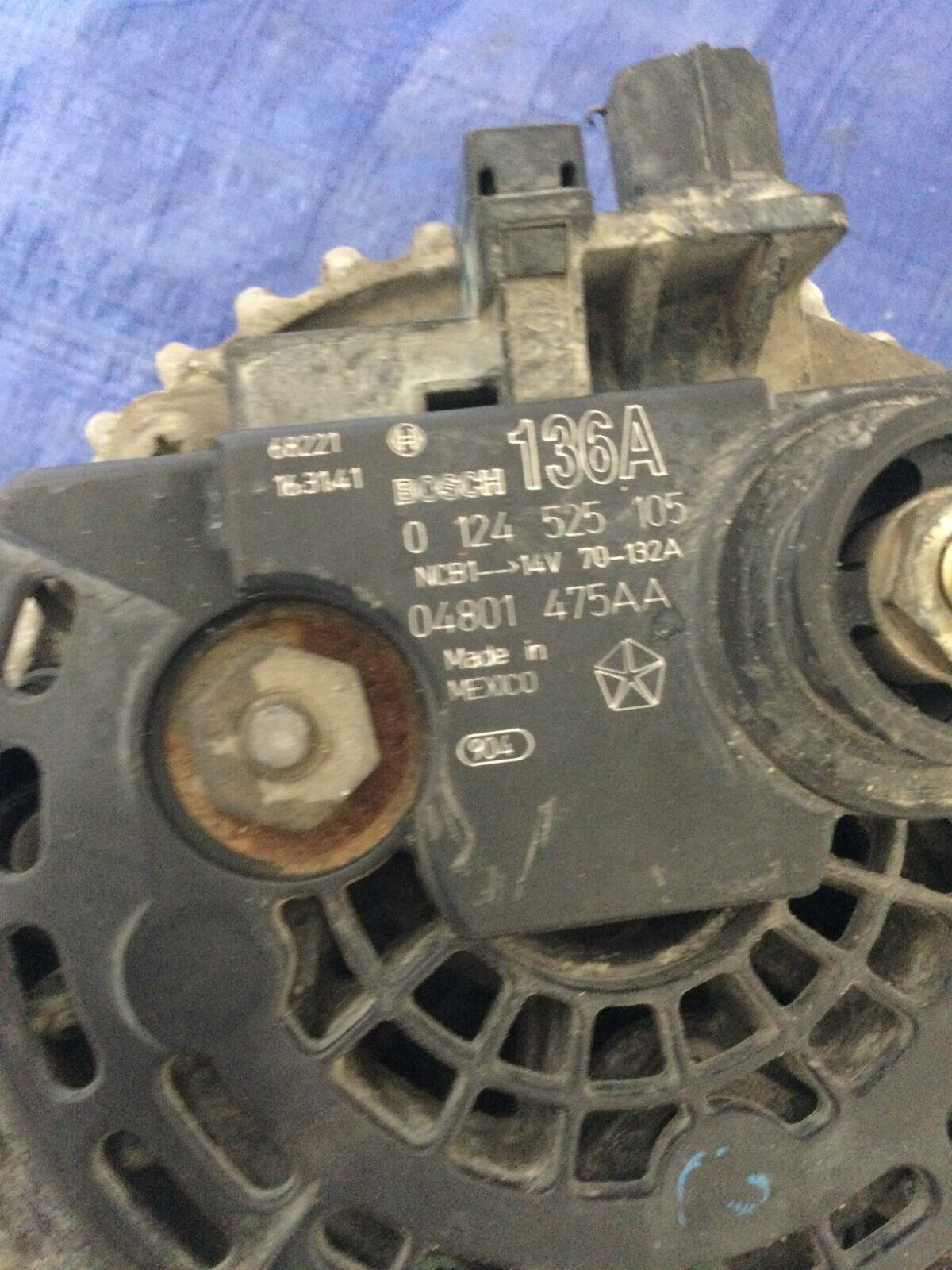 2006 Dodge Ram 3500 Alternator Motor OEM 5.9L Turbo Diesel