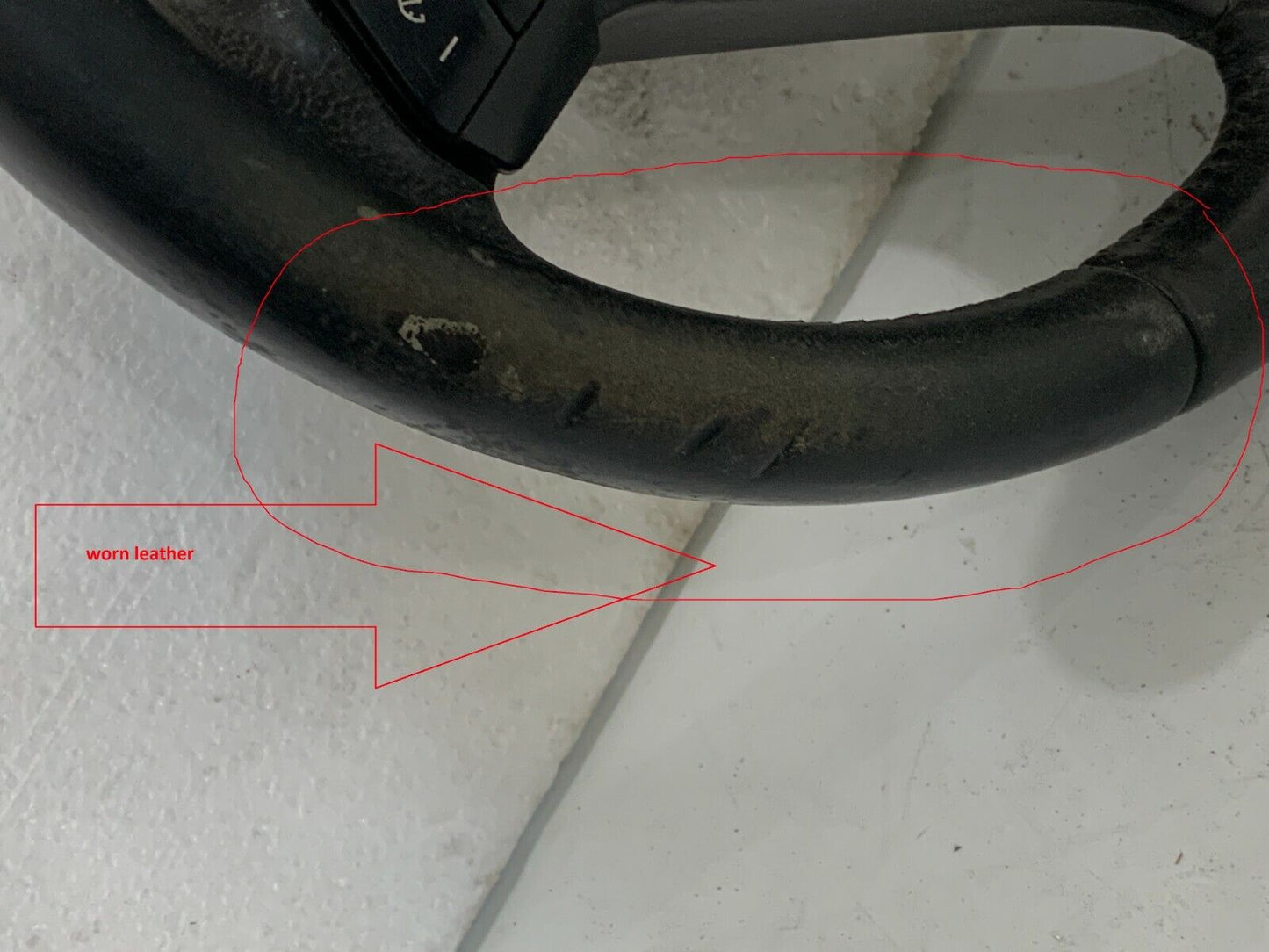 2001-2009 Volvo S60 Black Leather Steering W/ Control Buttons OEM 