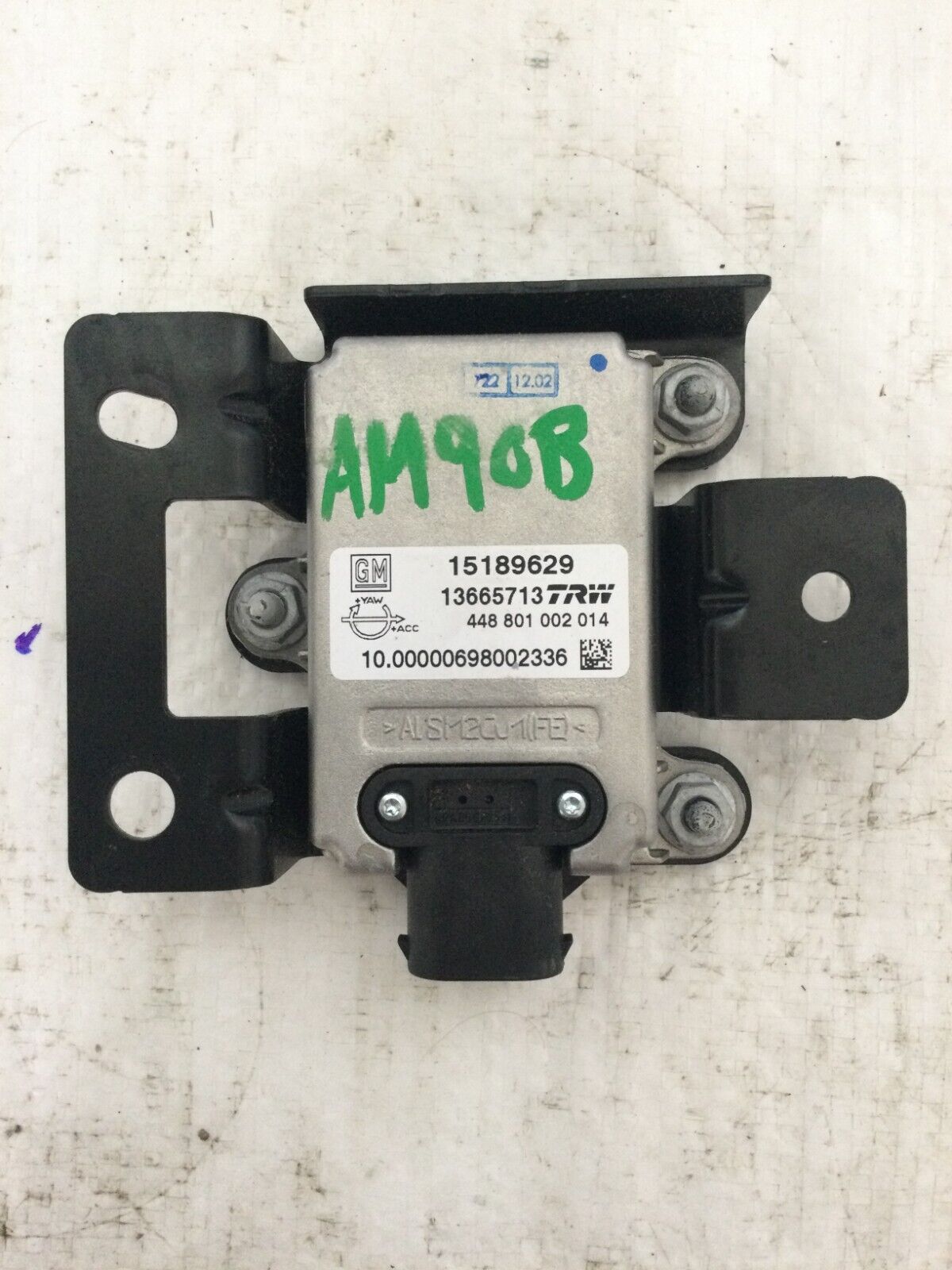 2003-2006 Cadillac Escalade EXT Yaw Rate Sensor OEM 15189628