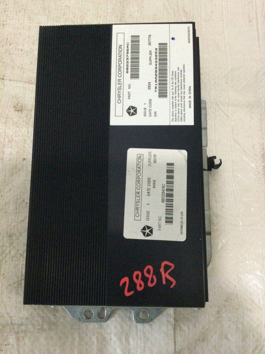 2015 Jeep Wrangler Amplifier 68223796AC OEM