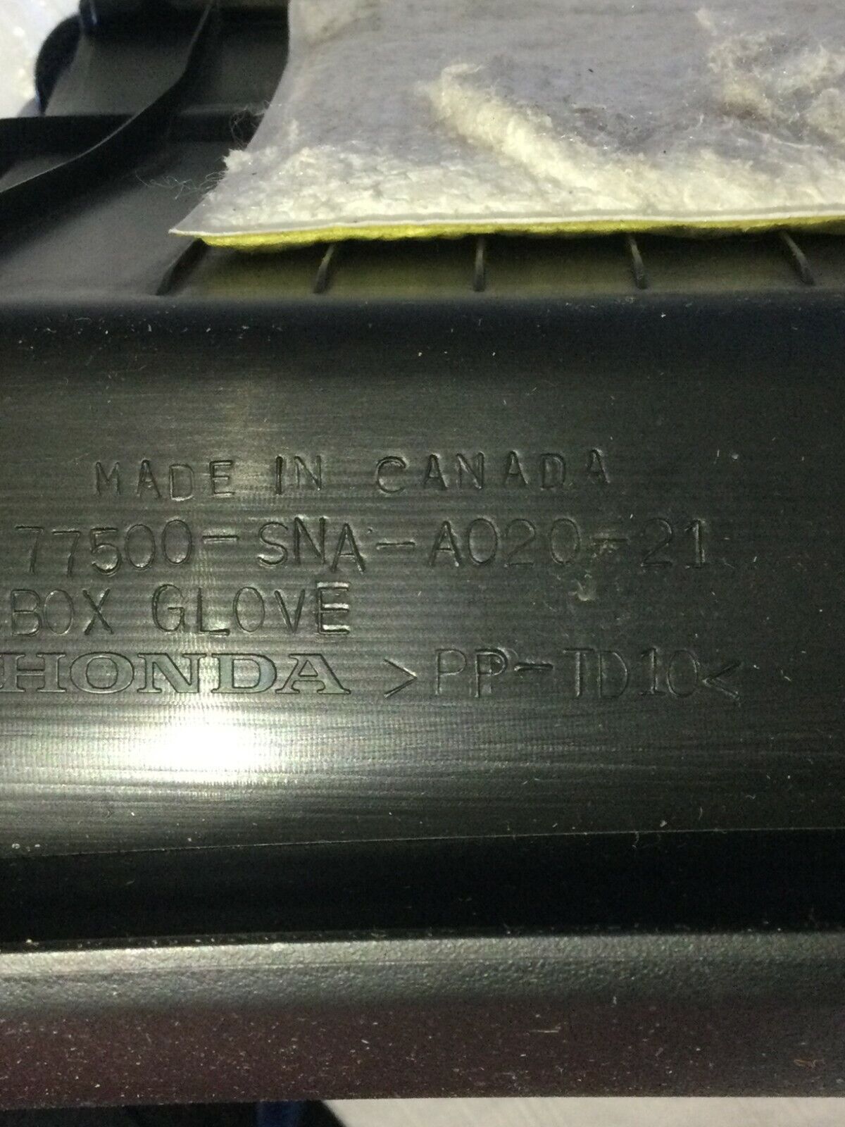 2007 Acura CSX Dash Glove Box Storage Compartment OEM 77500-SNA-A020-21