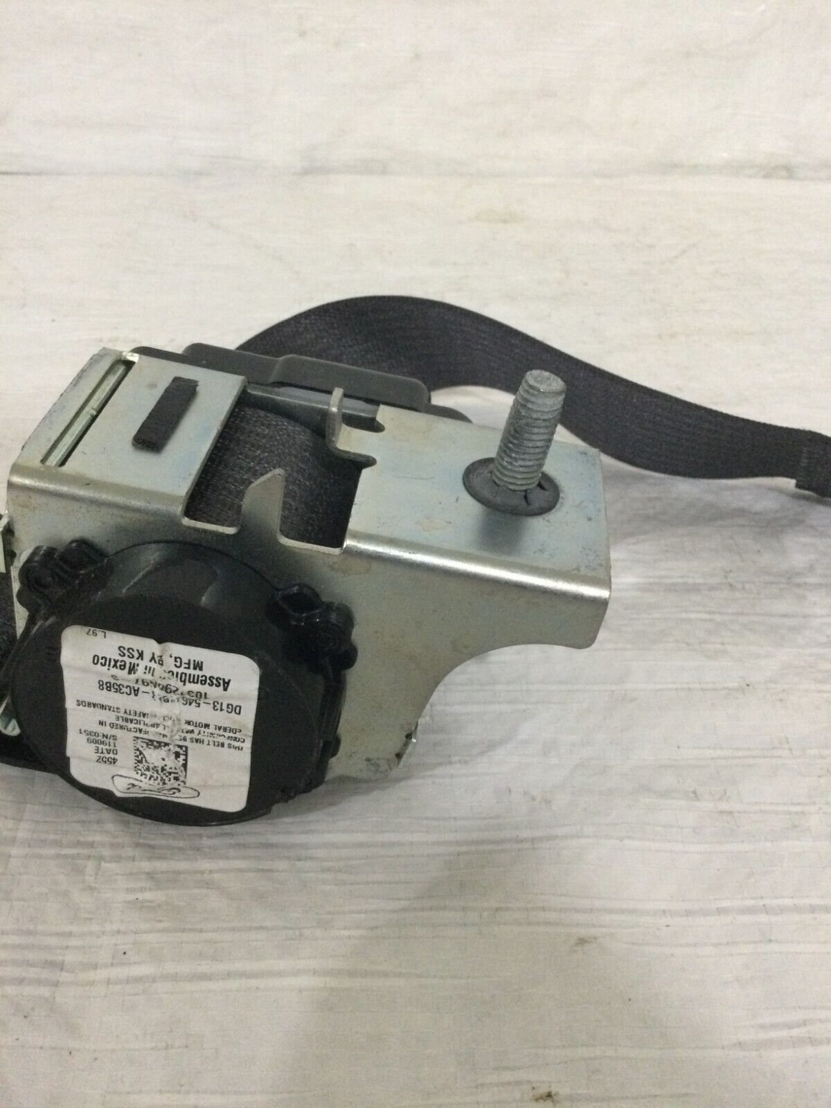 2019 Ford Taurus Rear Right Seat Belt OEM RH