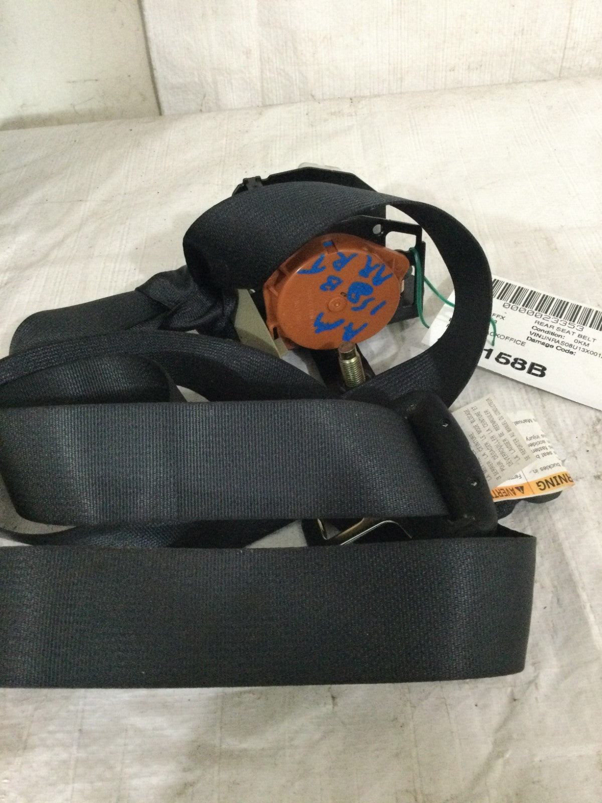 2003 Infiniti FX35 Rear Right Seat Belt OEM