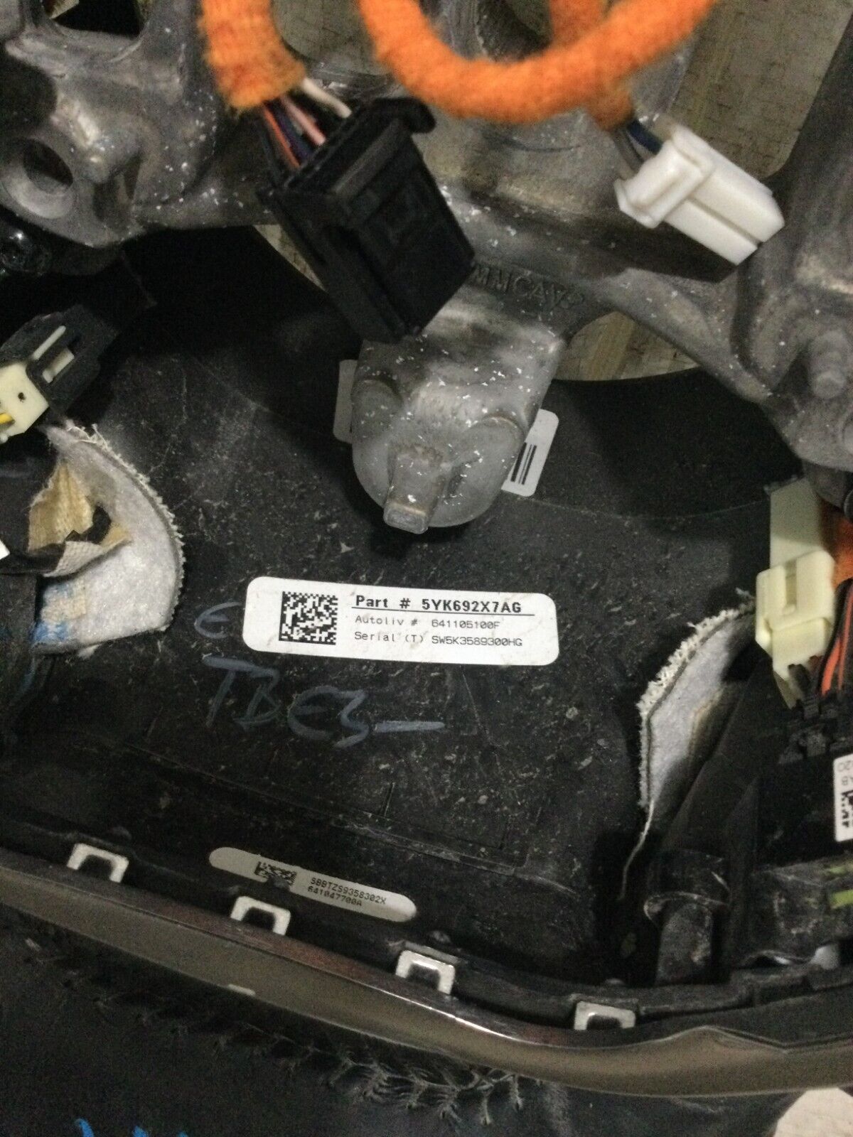 2019 Dodge Ram 1500 Black Leather Driver Strng Wheel w/ Control Buttons OEM