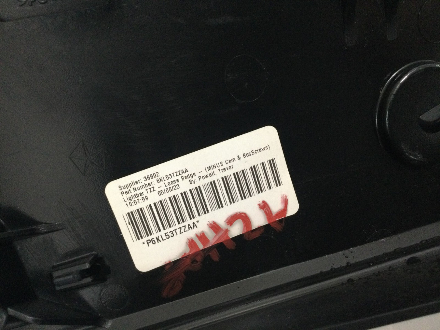 2018 Jeep Grand Cherokee Liftgate Molding Cover Panel OEM