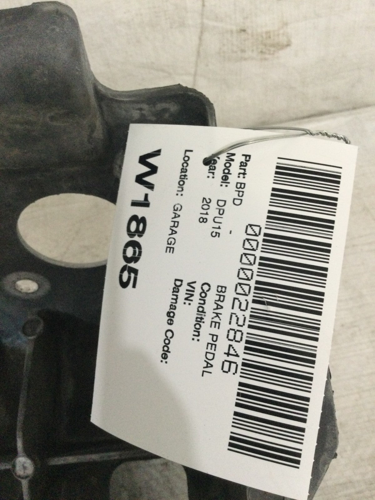 2018 Dodge Ram 1500 Brake Pedal Assembly OEM