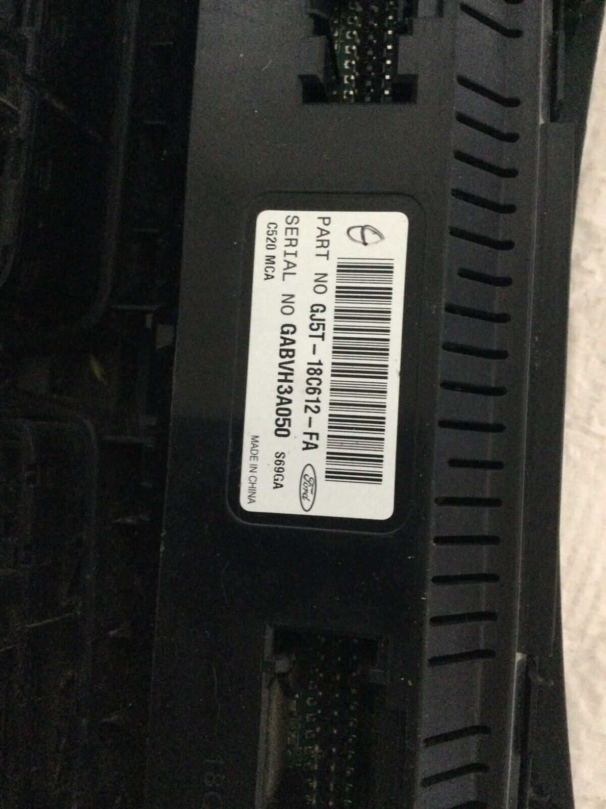 2017-2019 Ford Escape Heater AC Temperature Control Switch Panel GJ5T-18C612-FA