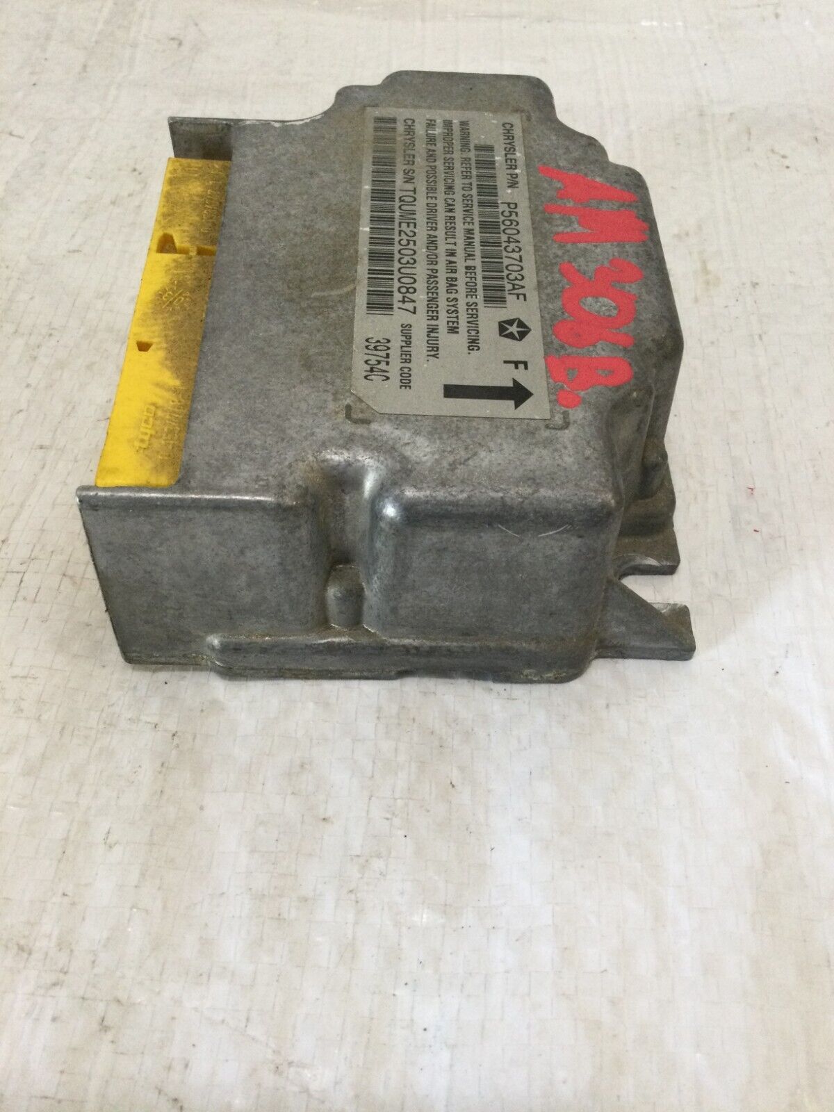 2004 Dodge Ram 1500 SRS Control Module Computer 56043703AF OEM