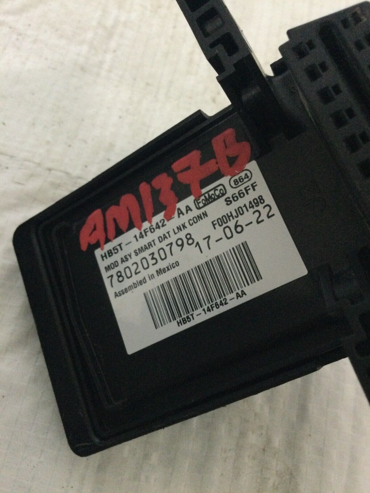 2017 Ford Explorer Network Gateway Smart Data Link Module OEM HB5T-14F642-AA