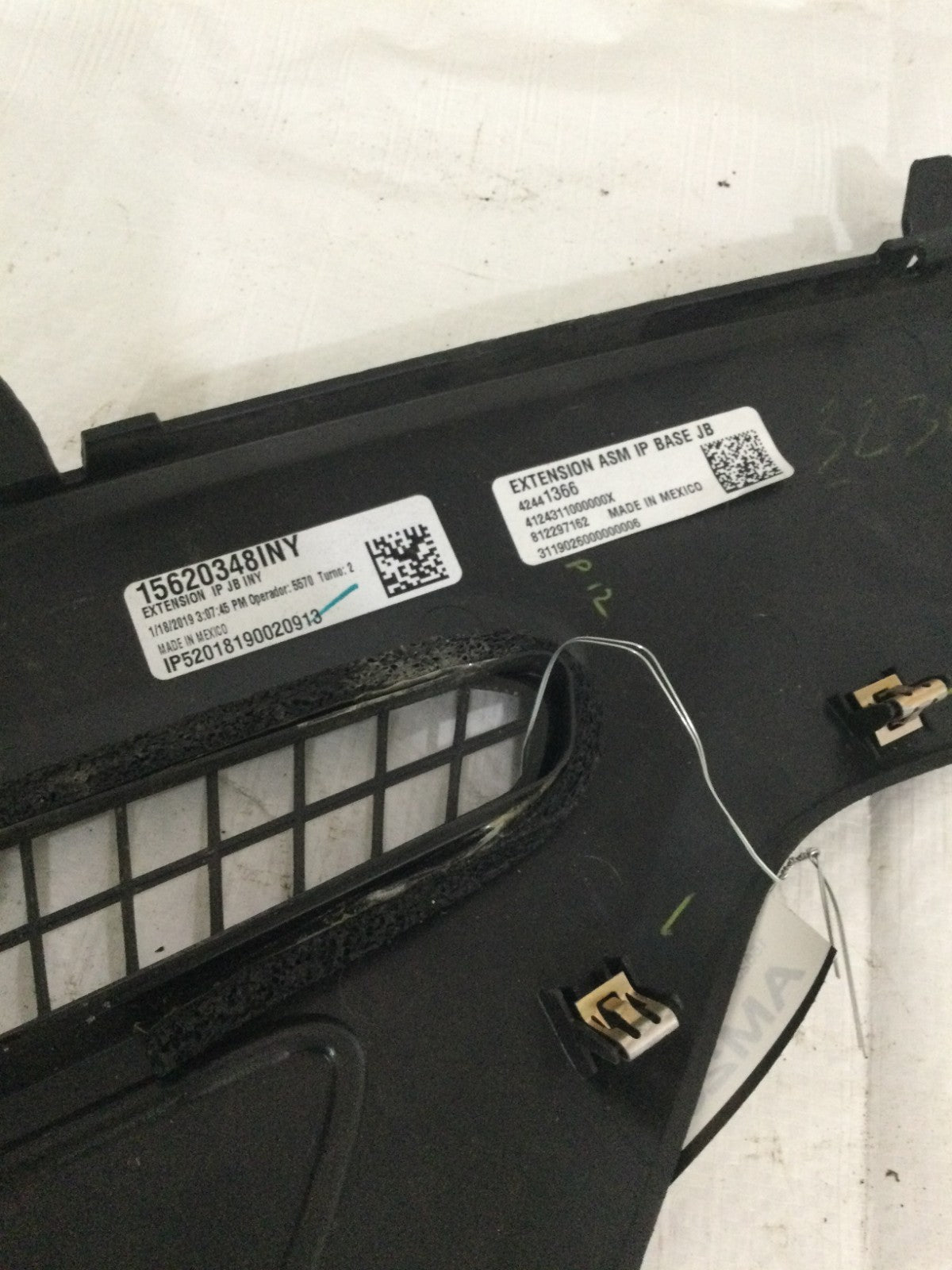 2019 Chevrolet Blazer Upper Dashboard Air Vent Trim OEM 42441366