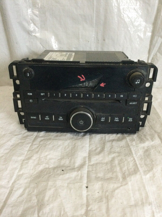 2007-2013 Silverado Sierra 1500 Radio AM/FM/CD/AUX 25790298 Head Unit OEM