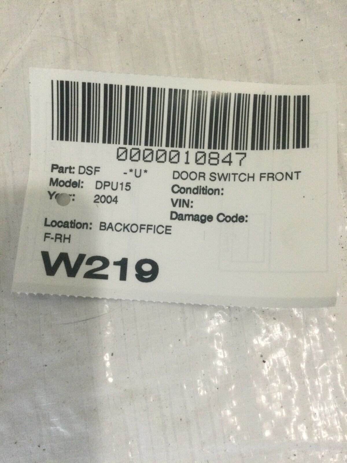 2002-2005 Dodge Ram 1500 Front Right Passenger Window Switch w/ Bezel OEM