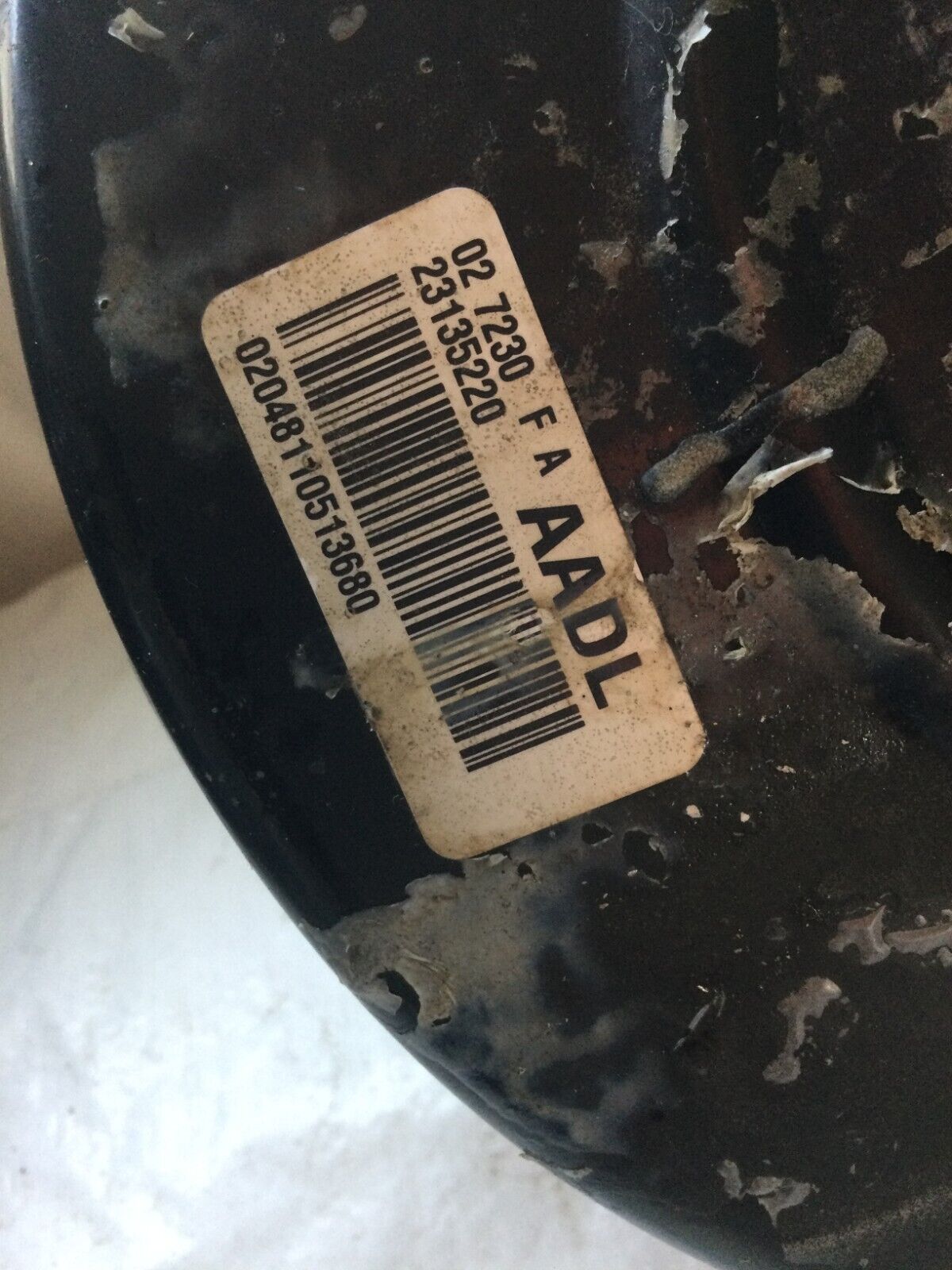 2018 Chevrolet Silverado 1500 Power Brake Booster OEM 23135220