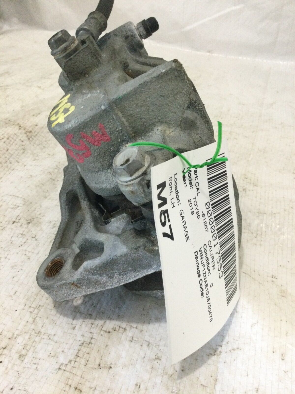2018 Toyota 86 Front Left Brake Caliper OEM