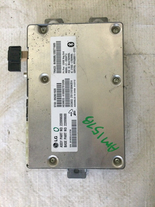 2012 Cadillac CTS Communication Control Module Unit 22899600 OEM