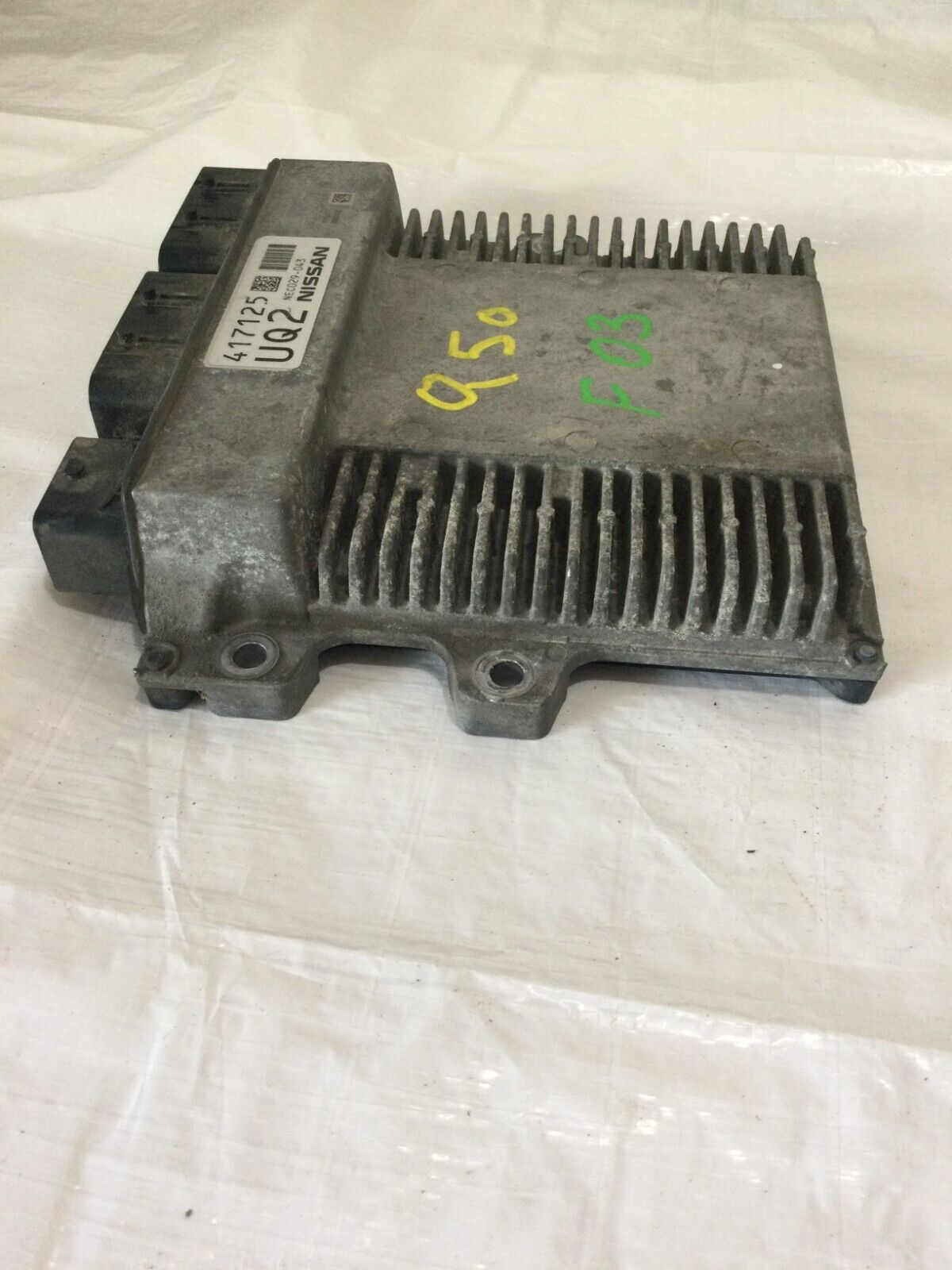 2017 Infiniti Q50 ECM Engine Control Module 417125 UQ2