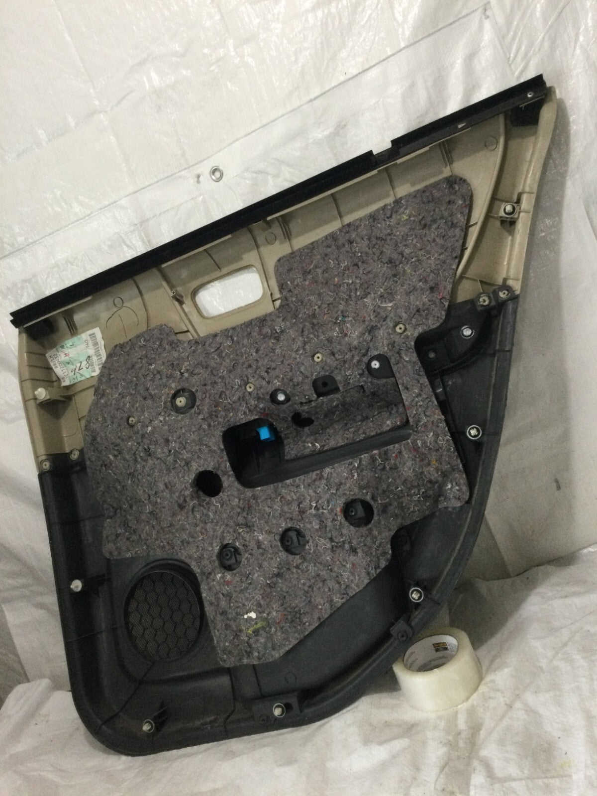 2001-2003 Toyota Highlander Rear Left Driver Door Trim Panel OEM