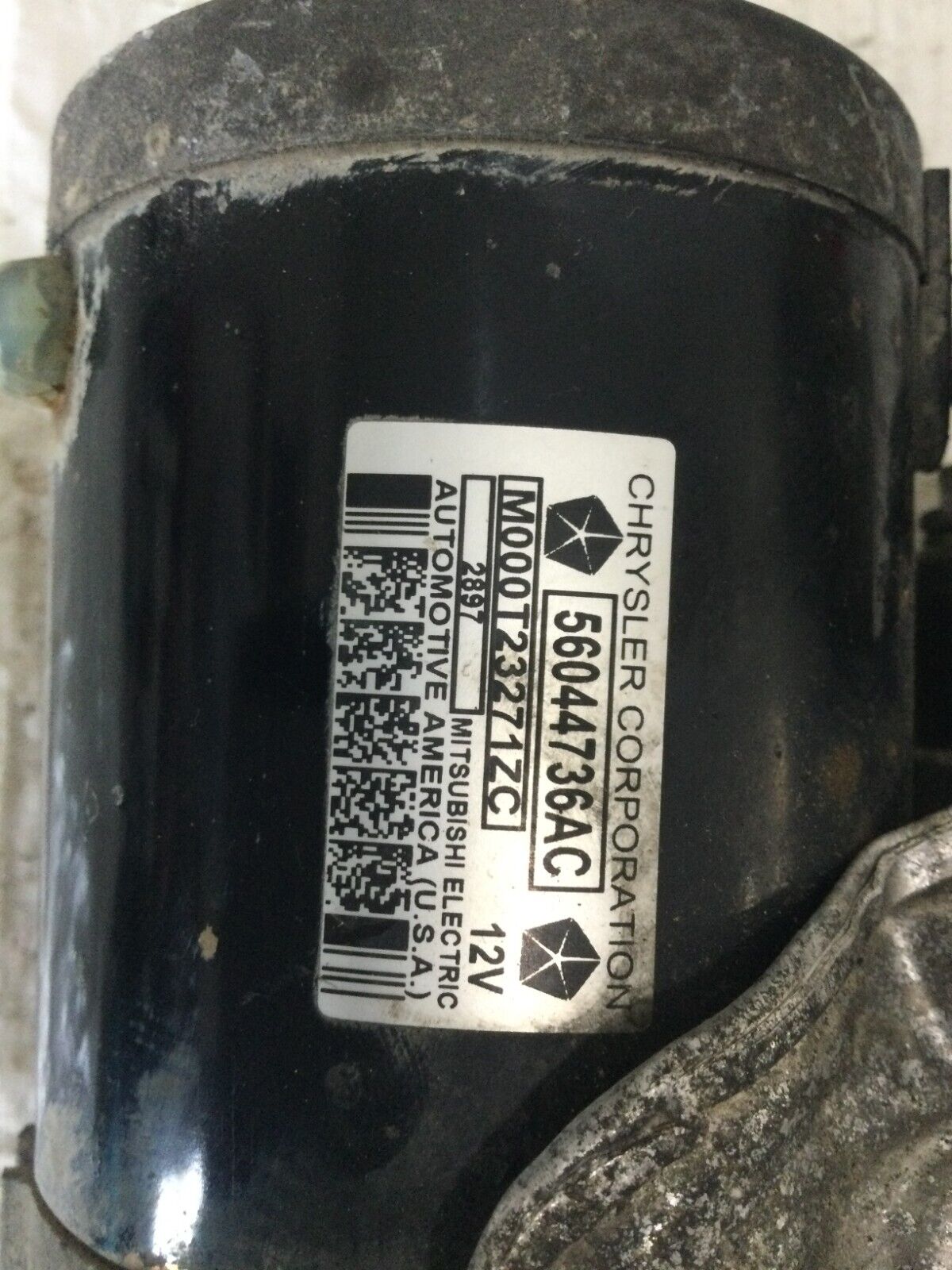 2018 RAM 1500  Engine Starter Motor 56044736AC OEM