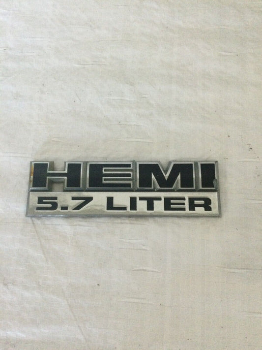 2013-2015 Dodge Ram 1500 Fender 5.7L Hemi Emblem OEM 68149700AB