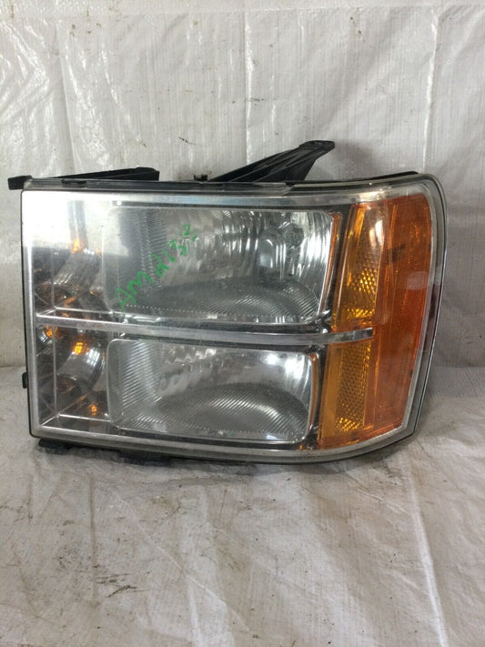 2007-2014 GMC Sierra 1500 2500 3500 Headlight Head Light Left Driver Side OEM