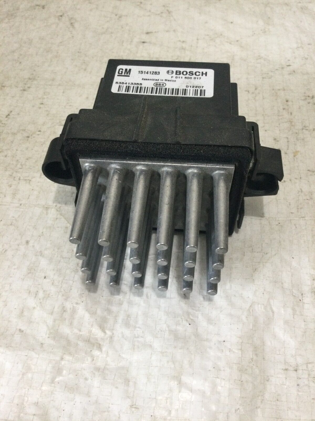 2007-2009 Cdillac Escalade A/C Heater Blower Motor Resistor OEM 15141283