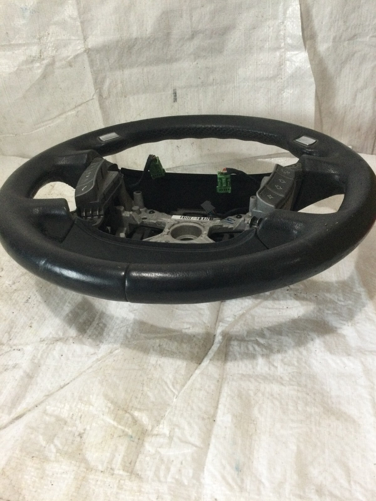 2004 BMW 745I Black Steering Wheel W/ Control Buttons OEM