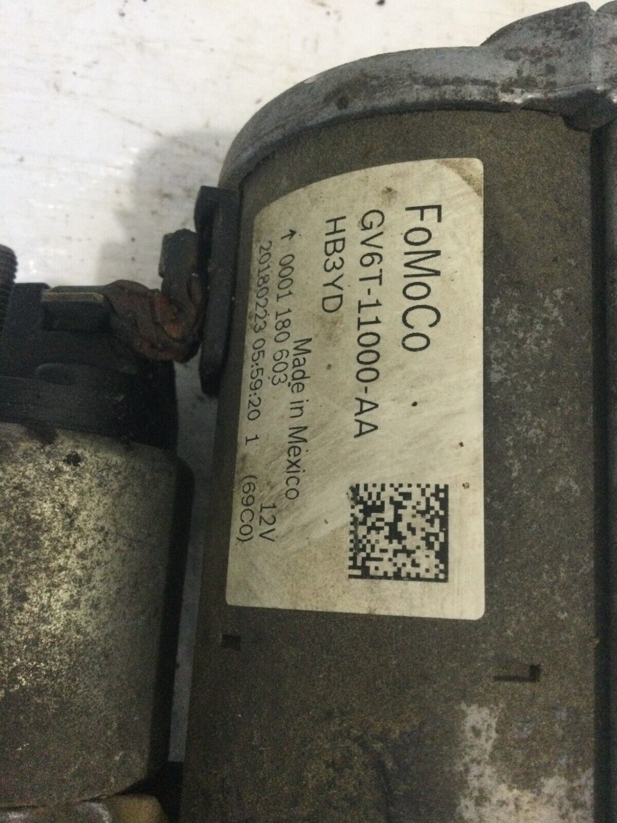 2018 Ford Escape 2.0L Engine Starter Motor OEM