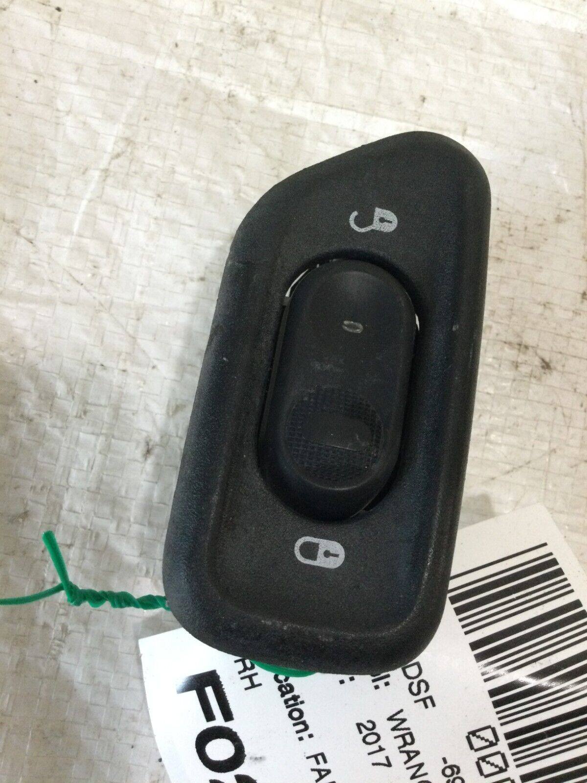 2017 Jeep Wrangler Front Right Side  Door Master Power  Switch 04671623AA