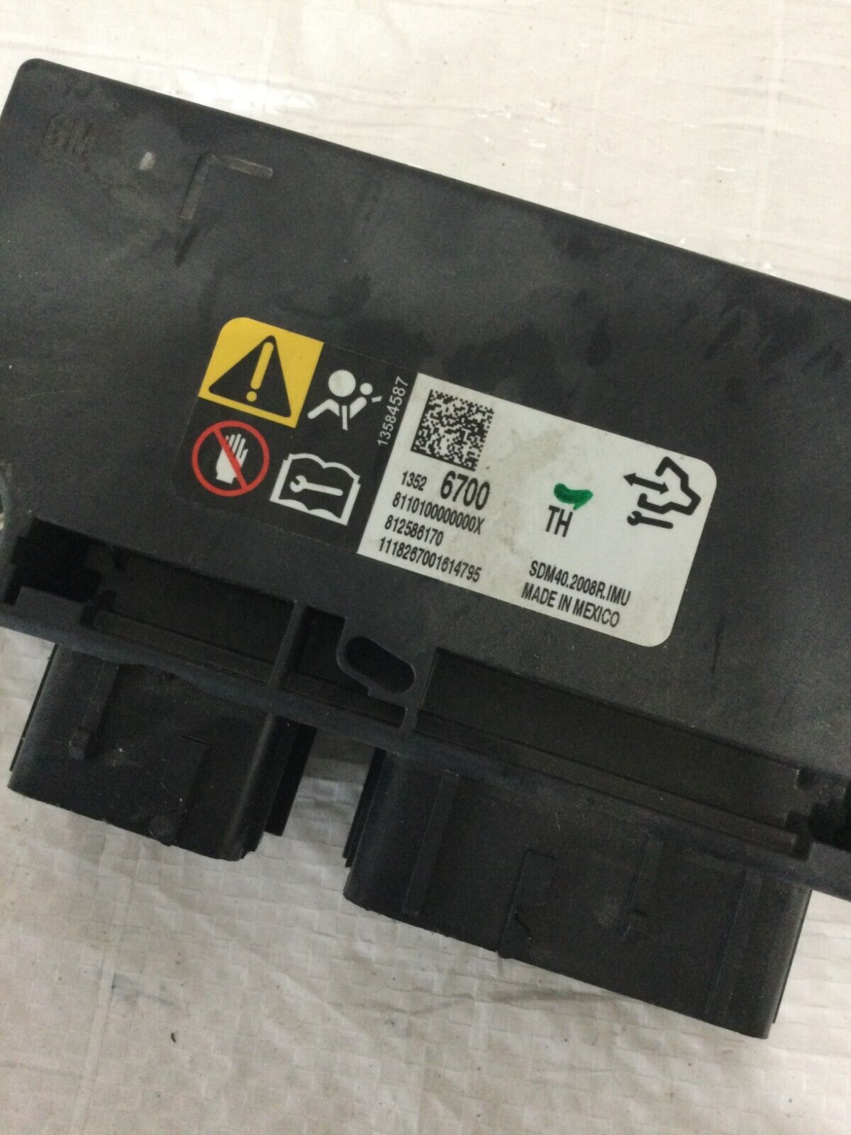 2018 2019 2020 Buick Regal Sportback SRS Restraint Control Module OEM 13526700