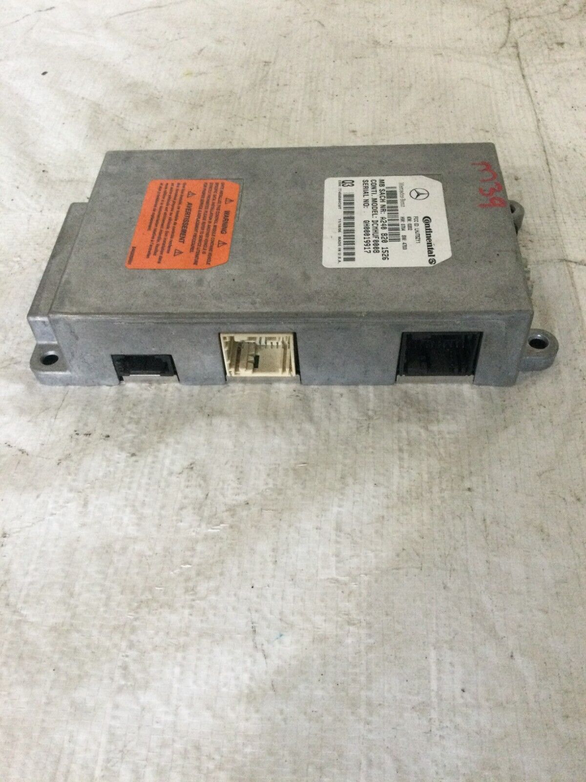 2004 Mercedes Benz S430 Voice Communication Commamd Control Module OEM