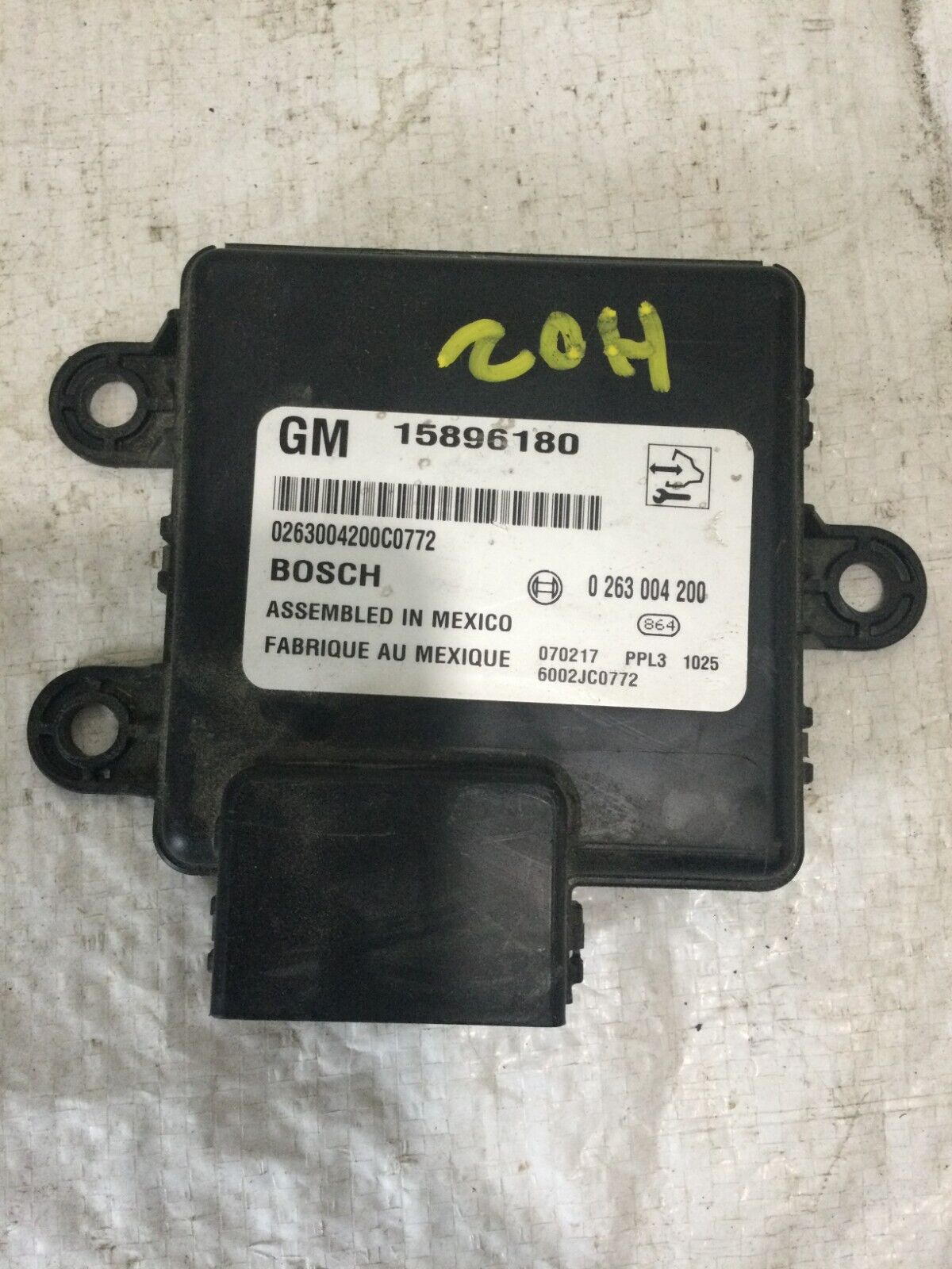 2007 Cadillac Escalade Driver Park Assist Control Module 15896180 OEM