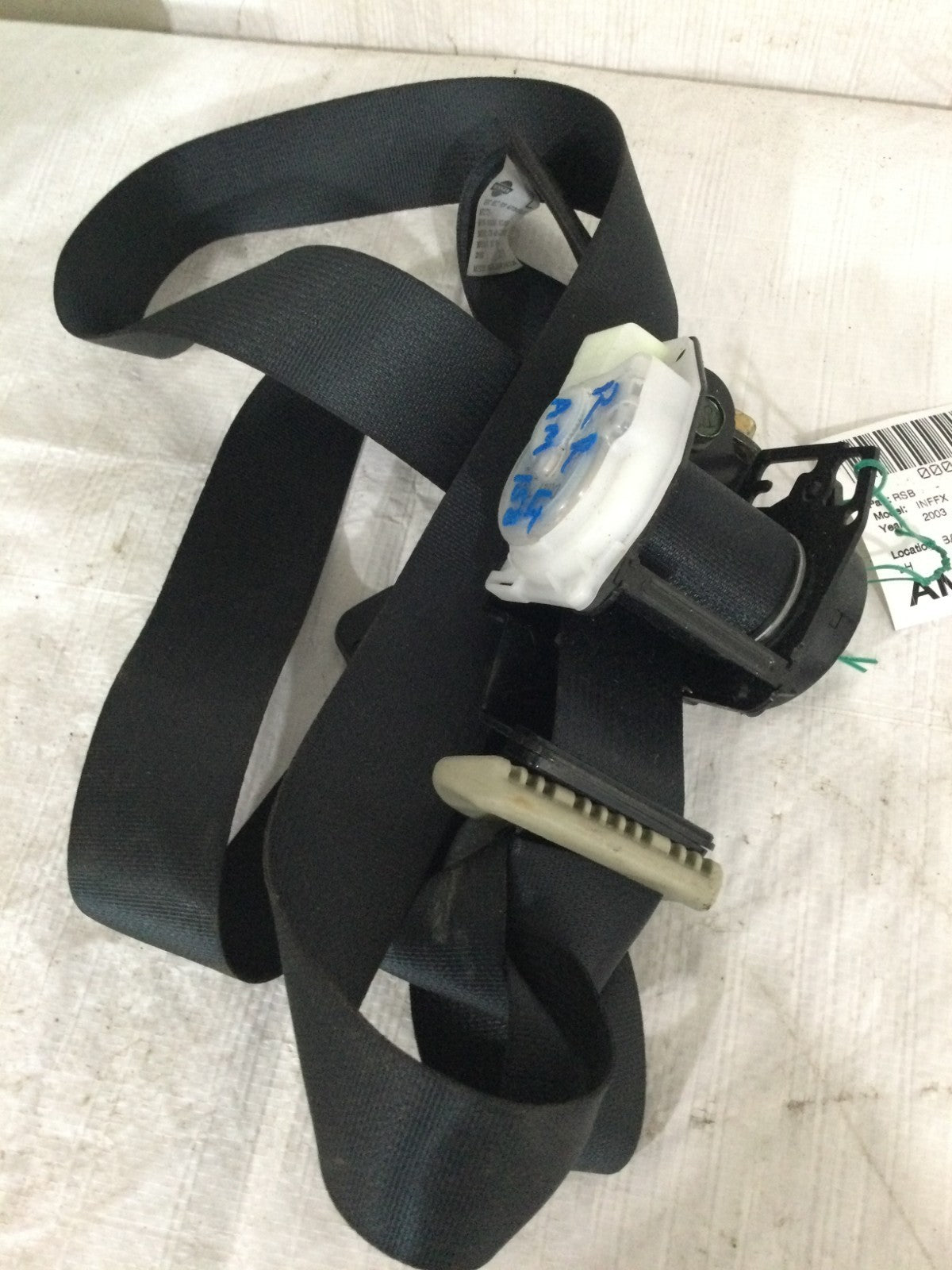 2003 Infiniti FX35 Rear Left Seat Belt OEM TK-AB0-G1813