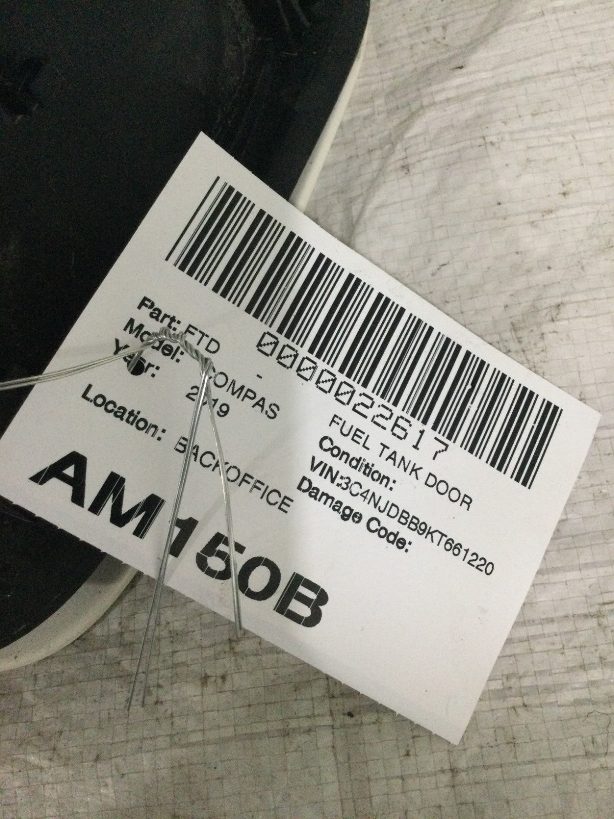 2019-2021 Jeep Compass Fuel Tank Filler Door Lid Cover OEM 55112652AA