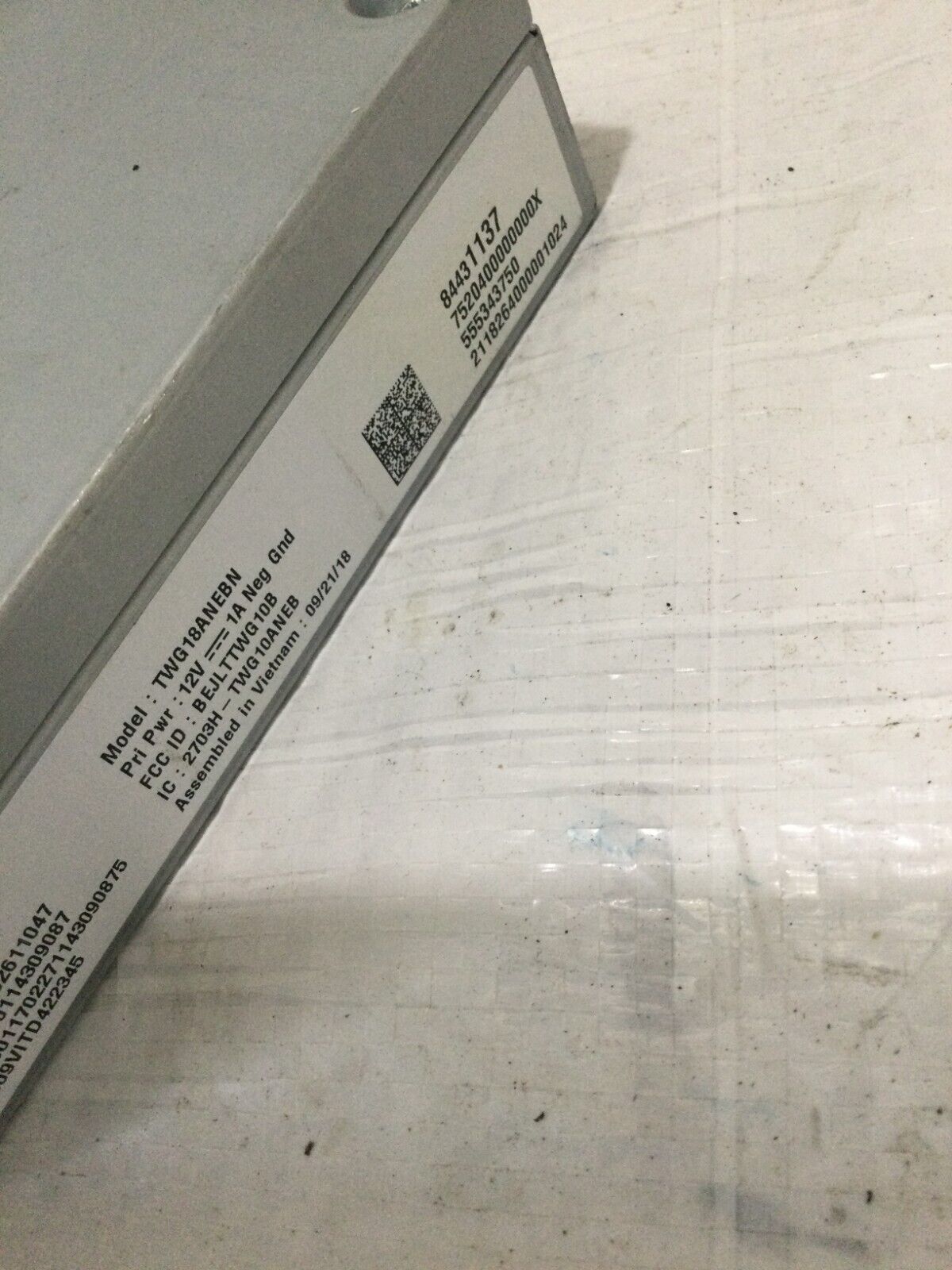 2019 Buick Regal   Comunication Control Module 84431137 OEM
