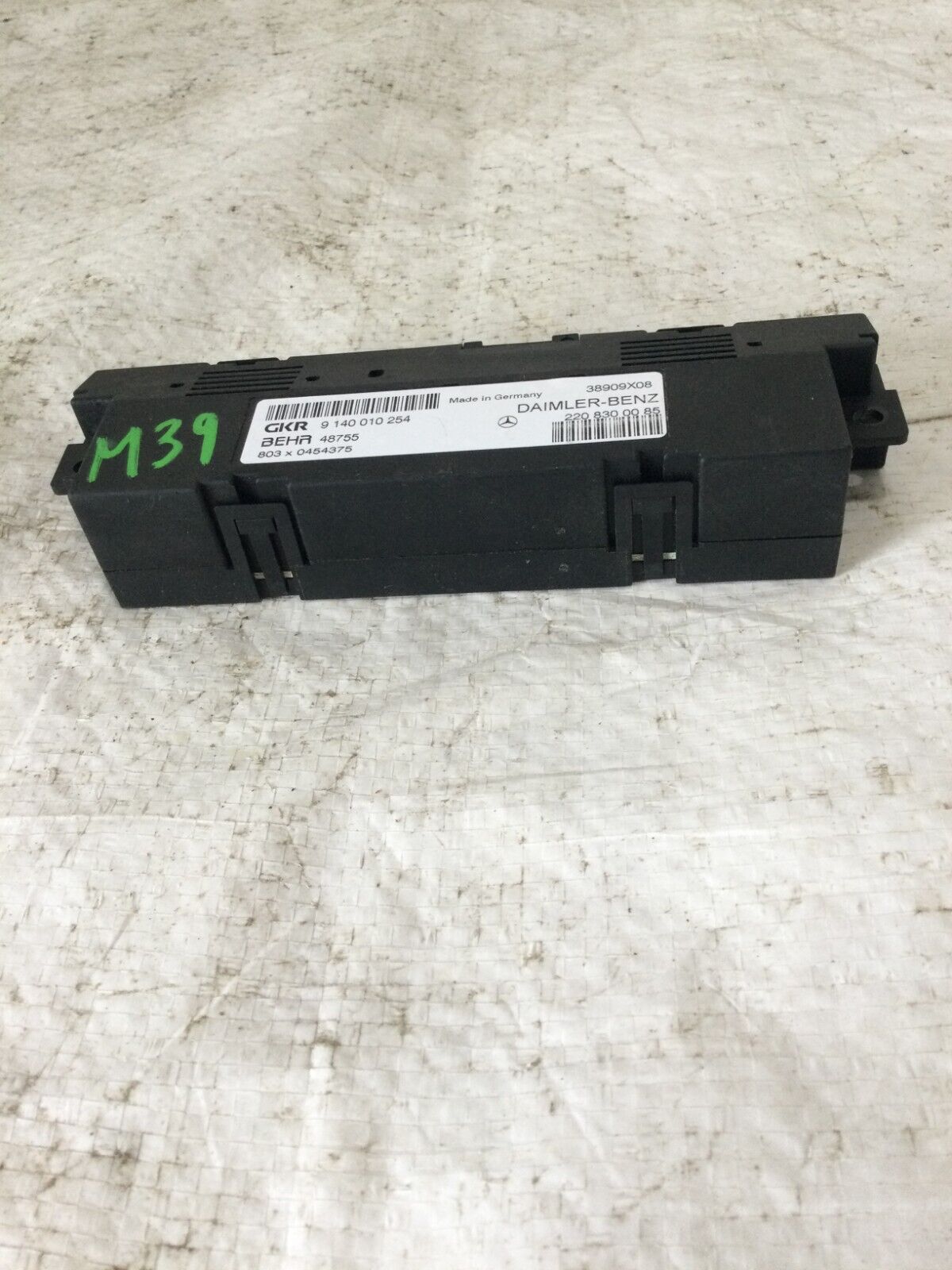 2004 Mercedes Benz S430 Air Heater Climate Control Unit OEM  2208300085