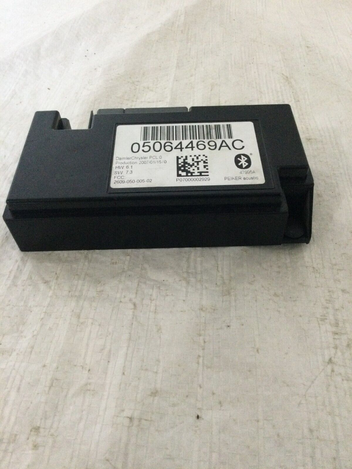 2007-2009 Dodge Nitro Telematics Module 05064469AC OEM