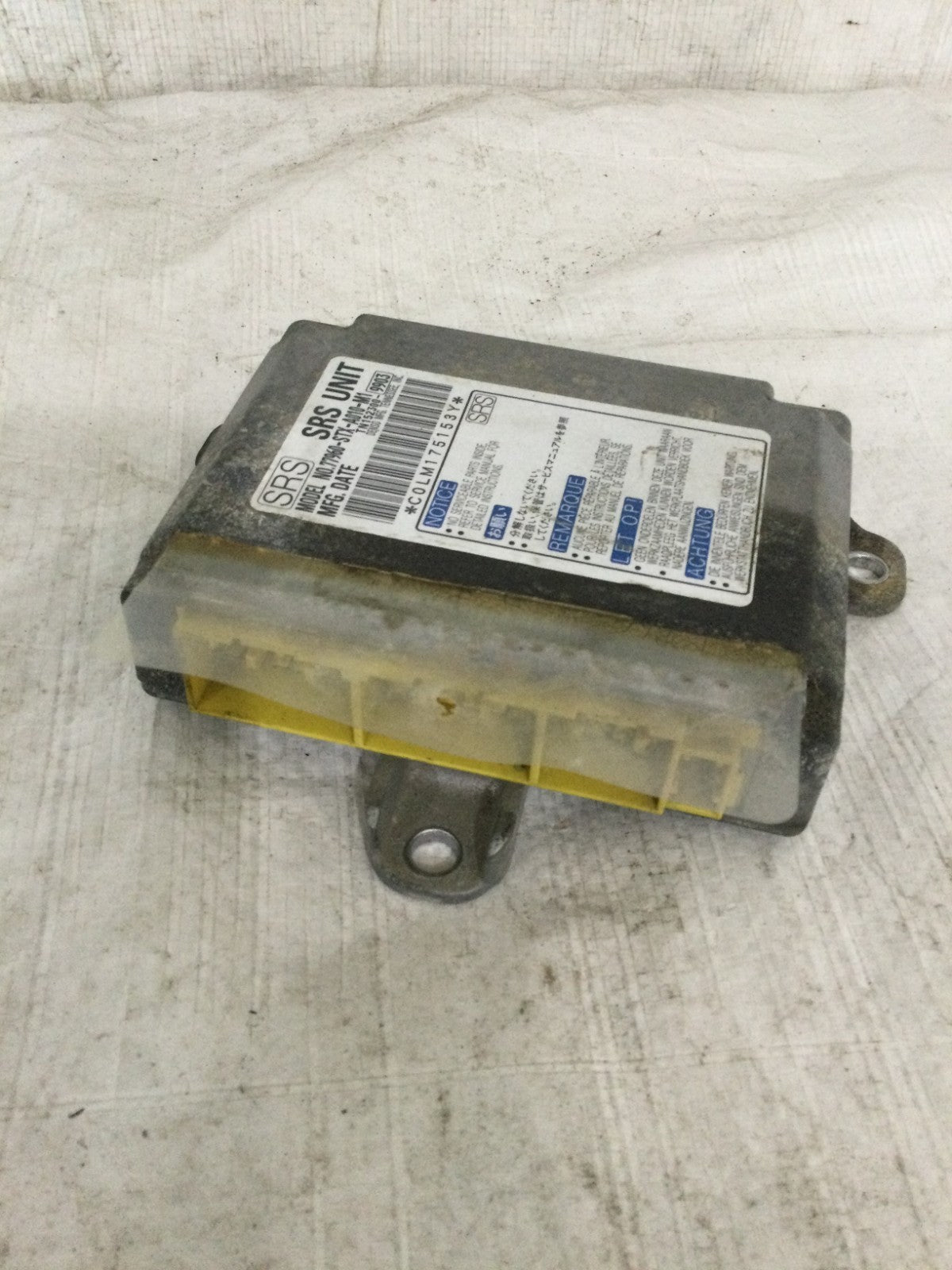 2007 Acura MDX SRS Control Module OEM 77960-STX-A010-M1