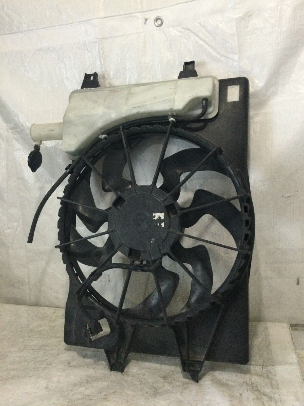 2017 Hyundai Elantra 2.0L Sedan Cooling Fan Motor Assembly W/ Reservoir OEM