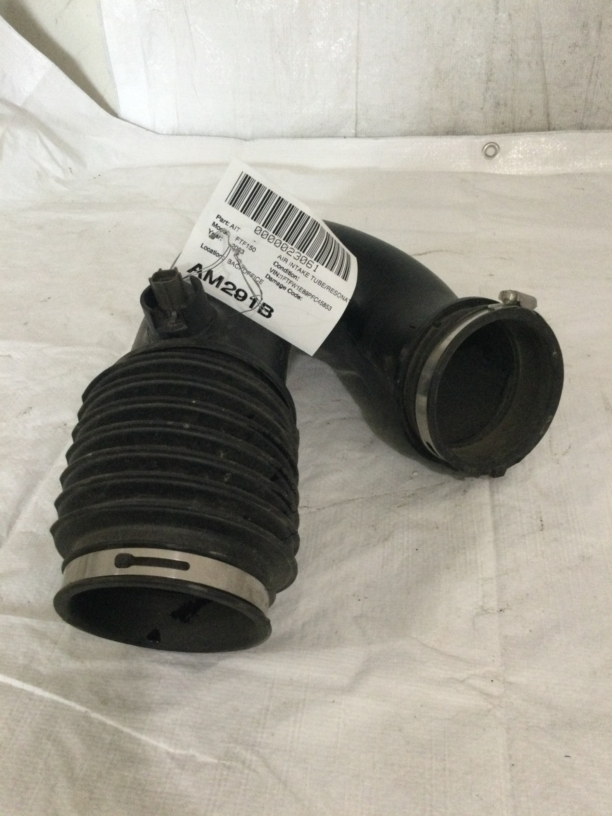 2023 Ford F-150 F150 3.5L Air Cleaner Intake Tube Hose OEM ML34-9B642-C