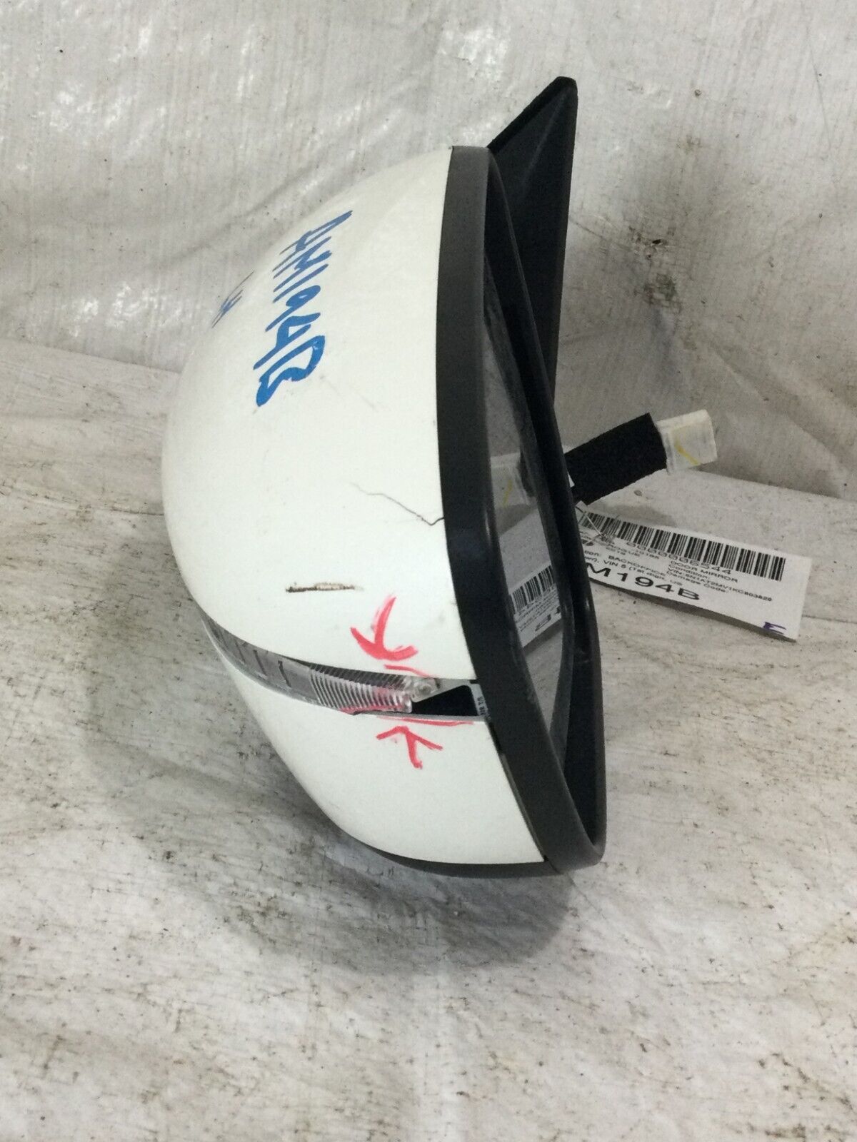 2019 Nissan Rogue Door Mirror w/ Signal Left Side Power OEM 963029TB1C (Damaged)