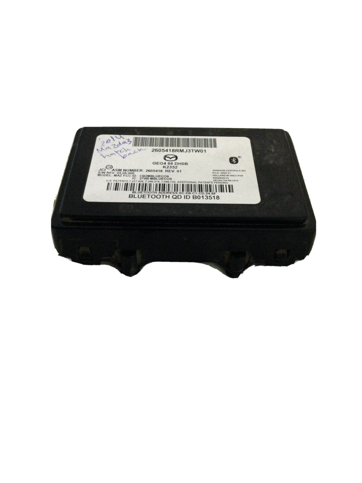 2018 Mazda CX-5 Communication Bluetooth connectivity Module OEM GEG466DH0B