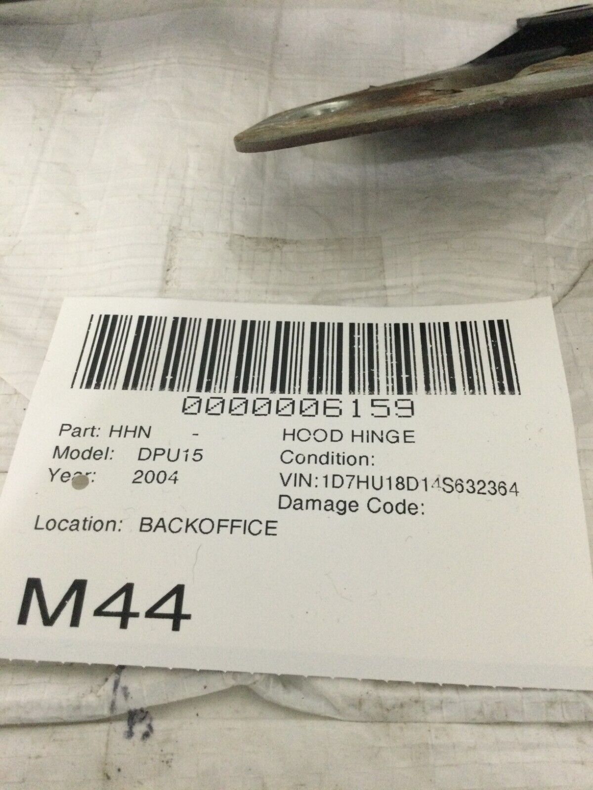 2004 Dodge Ram 1500 OEM Hood Hinge Left Right Side Pair  55275841AC