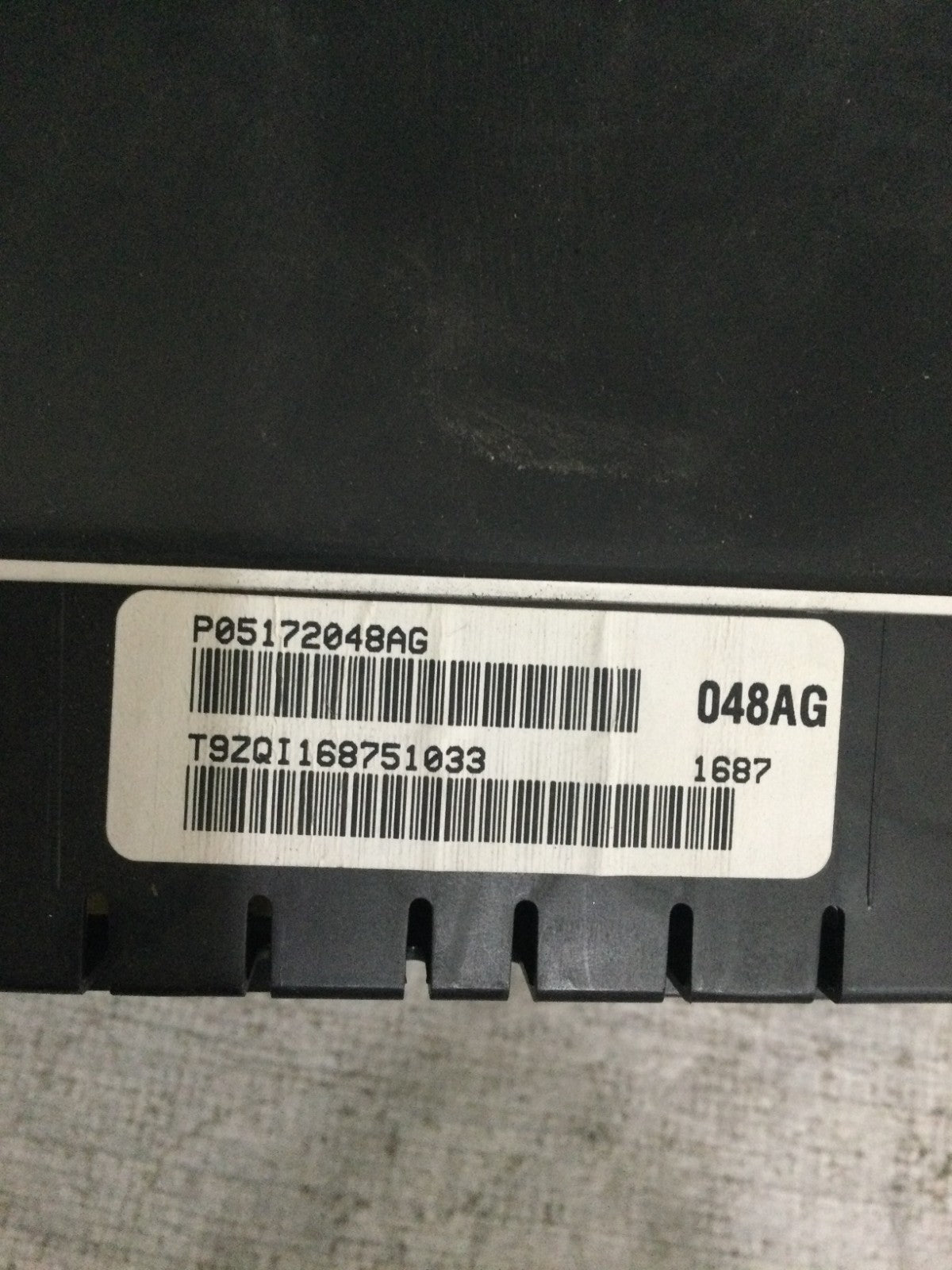 2007 Dodge Ram 1500 Speedometer Cluster KPH OEM 05172048AG MARKED DAMAGE