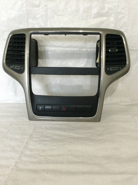 2011-2013 Jeep Grand Cherokee Dash Radio Climate Control Bezel 56046140AC OEM