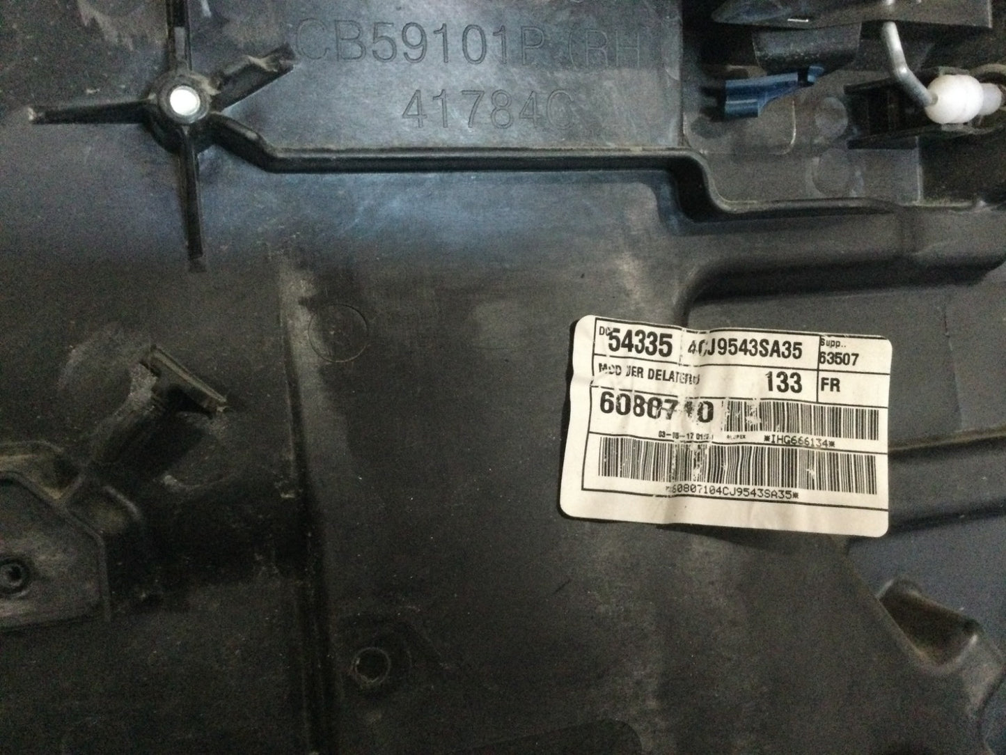 2017 Dodge Ram 3500 6.7L Front Right Window Door Regulator OEM